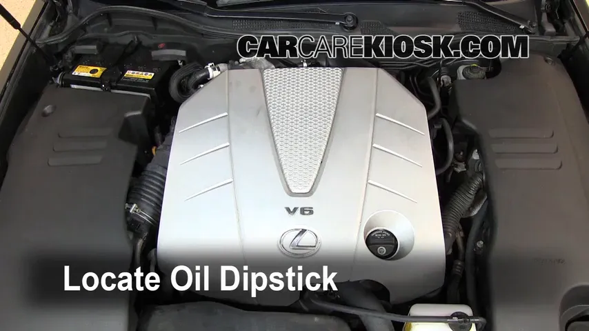 2007 Lexus GS350 3.5L V6 Oil Check Oil Level